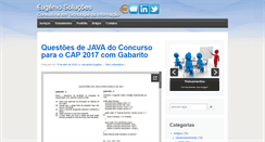 Desktop Screenshot of eugeniosolucoes.eti.br