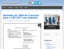 Tablet Screenshot of eugeniosolucoes.eti.br